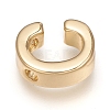 Brass Charms X-ZIRC-I037-01C-G-2
