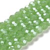 Electroplate Glass Beads Strands EGLA-A035-J10mm-A01-1