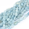 Natural Aquamarine Beads Strands X-G-D0004-A02-04-1