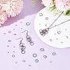 180Pcs 6 Styles 304 Stainless Steel Open Jump Rings STAS-UN0039-10-2
