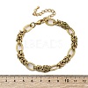304 Stainless Steel Ovel Link Chain Anklets for Men Women AJEW-Q010-001G-5