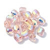 AB Color Plated Glass Beads GLAA-F108-12B-14-1