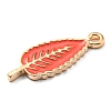 Thanksgiving Day Alloy Enamel Pendants ENAM-D060-01C-KCG-3