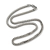 201 Stainless Steel Wheat Chains Necklace STAS-Z056-05P-1