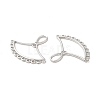 Brass & Cubic Zirconia Pendants KK-Q773-17P-2