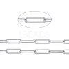 Tarnish Resistant 304 Stainless Steel Paperclip Chains CHS-F011-03B-P-1