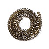 Electroplate Glass Beads Strands EGLA-A044-T4mm-A16-3