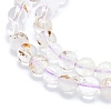 Natural Rutilated Quartz Beads Strands G-K245-A04-02-3