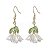 304 Stainless Steel Dangle Earrings EJEW-JE06270-2
