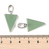 Natural Green Aventurine Pendants G-B127-04P-02-4