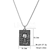 Skull Stainless Steel Pendant Necklaces for Men BV6078-1-3
