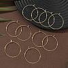 SHEGRACE Brass Hoop Earrings Findings XGR0005G-70G-A-4