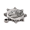 304 Stainless Steel Charms STAS-B024-72P-3