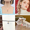 54Pcs 9 Styles Glass Pendants FIND-TA0008-55-8
