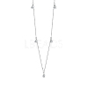 SHEGRACE Rhodium Plated 925 Sterling Silver Pendant Necklaces JN840A-1