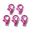 Spray Painted Eco-Friendly Alloy Lobster Claw Clasps PALLOY-T080-06E-08-NR-1