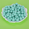 Round Silicone Focal Beads SI-JX0046A-93-6