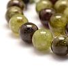 Natural Green Garnet Beads Strands G-G661-9mm-3