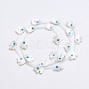 Natural White Shell Mother of Pearl Shell Beads X-SSHEL-L017-007-3