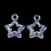 Transparent Acrylic with Glitter Pendants X1-OACR-C016-22-3