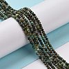 Natural African Turquoise(Jasper) Beads Strands G-P472-02-4
