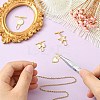 4Pcs 4 Styles Brass Toggle Clasps KK-CJ0003-53-5