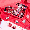 36Pcs 6 Colors PS Plastic Pendant Decorations FIND-SP0005-44-4
