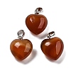 Natural Carnelian Pendants G-J386-H19-P-1