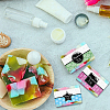   90Pcs 9 Colors Floral Pattern Handmade Soap Paper Tag DIY-PH0005-82-4