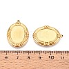 304 Stainless Steel Pendant Cabochon Settings STAS-T067-17G-3