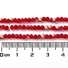 Imitation Jade Glass Beads Strands EGLA-A034-T2mm-MB07-5