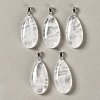 Natural Quartz Crystal Pendants GG-CBACB71-02P-16-1