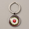 Teacher's Day Time Gem Keychain KEYC-WH0029-51E-P-1