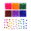 Transparent Acrylic Beads TACR-YW0001-4MM-03-4