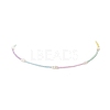 Glass Seed Bead & Natural Cultured Freshwater Pearl Beaded Necklaces for Women NJEW-JN04213-4