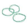 Natural Green Aventurine Beaded Stretch Bracelets BJEW-D446-A-34-7