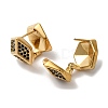 Stainless Steel with Rhinestone Hoop Earrings for Women EJEW-C110-17G-02-2