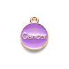 Alloy Enamel Pendants X-ENAM-S124-01B-01D-3