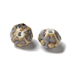 Vintage Porcelain Pumpkin Beads PORC-L080-A02-2