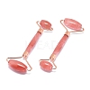Cherry Quartz Glass Massage Tools G-H268-A04-RG-3