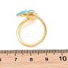 Brass Cuff Open Rings for Women KK-CBA17E5-03G-02-5