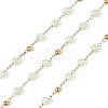 Dyed Natural Jade Round Beaded Chain CHS-C006-01E-1