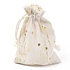 Christmas Theme Cotton Fabric Cloth Bag X-ABAG-H104-B11-1