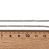 12Pcs 1.8MM 304 Stainless Steel Textured Twisted Chain Necklaces for Men Women NJEW-H093-20P-02-6