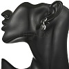 304 Stainless Steel Dangle Stud Earring for Women EJEW-JE07351-2