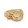 Rack Plating Real 18K Gold Plated Brass Pendants KK-E260-01G-S-3