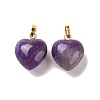 Natural Amethyst Pendants X-G-I311-A18-G-1