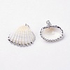 Electroplate Shell Pendants BSHE-L036-05-2