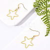 Long-Lasting Plated Brass Earring Hooks KK-BC0006-06G-NF-7