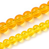 Transparent Glass Beads Strands GLAA-T032-T6mm-11-4